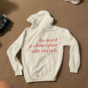 Etsy The world is a better place with you in it size S sweatshirt